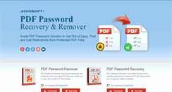 Desktop Screenshot of pdf-password-recovery.com